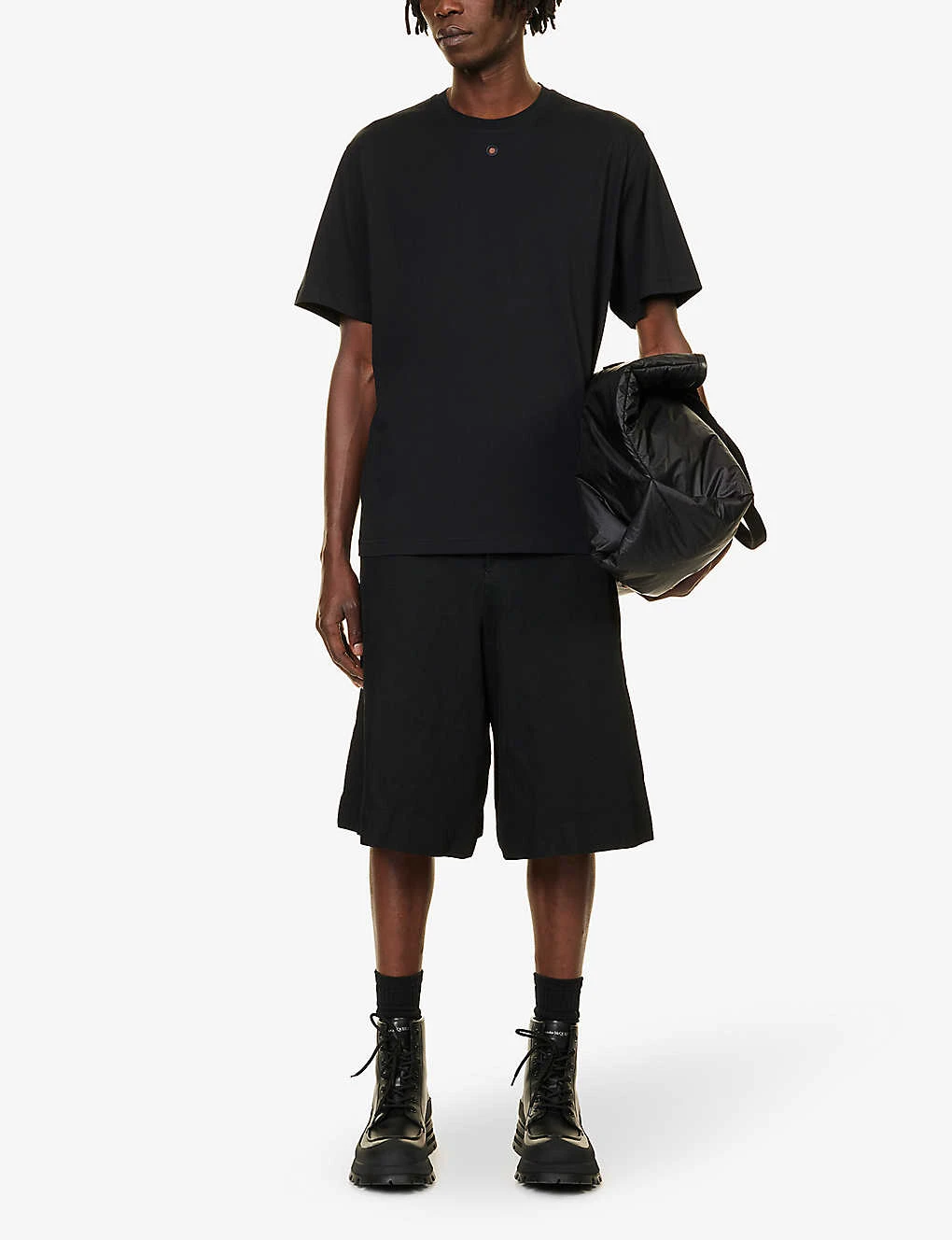 Hole Cutout Cotton-jersey T-shirt 4 Hole Cutout Cotton-jersey T-shirt - Image 2