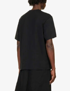 Hole Cutout Cotton-jersey T-shirt 10 Hole Cutout Cotton-jersey T-shirt -Baker Klein Shop R04185213 BLACK ALT03