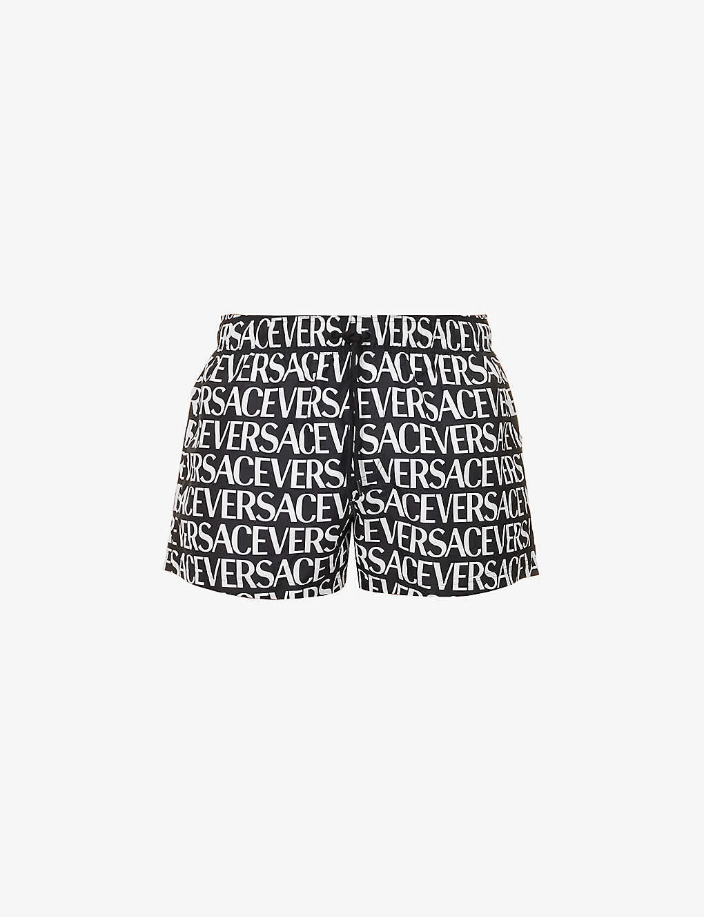 Versace Brand-typography Slip-pocket Regular-fit Swim Shorts 3 Versace Brand-typography Slip-pocket Regular-fit Swim Shorts