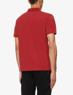 Logo-embroidered Regular-fit Stretch-cotton Piqué Polo Shirt 10 Logo-embroidered Regular-fit Stretch-cotton Piqué Polo Shirt -Baker Klein Shop R04189389 KETCHUP ALT03