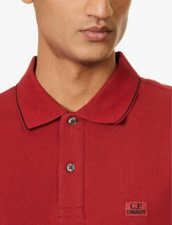 Logo-embroidered Regular-fit Stretch-cotton Piqué Polo Shirt 11 Logo-embroidered Regular-fit Stretch-cotton Piqué Polo Shirt -Baker Klein Shop R04189389 KETCHUP ALT04