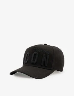 DSQUARED2 Icon Logo-embroidered Cotton-twill Cap