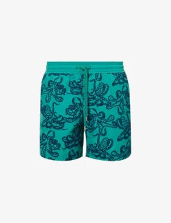 Vilebrequin Graphic-pattern Slip-pocket Recycled-polyamide Swim Shorts