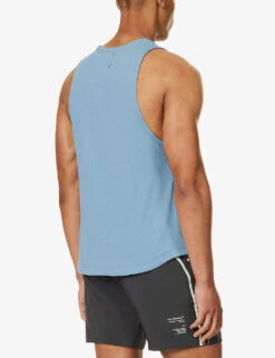 Lululemon License To Train Scoop-neck Stretch Recycled-polyester-blend Top -Baker Klein Shop R04194030 UTILITYBLUE ALT03