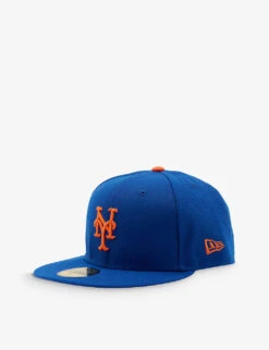 NEW ERA 59FIFTY New York Mets Brand-embroidered Cotton-twill Cap