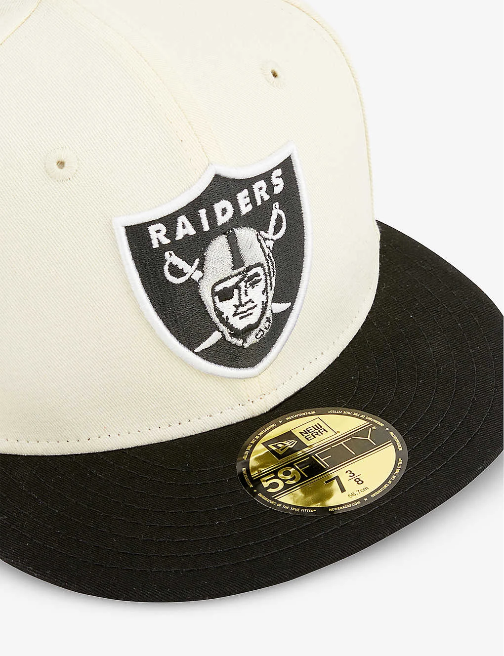 NEW ERA 59FIFTY Las Vegas Raiders Logo-embroidered Cotton Cap 4 NEW ERA 59FIFTY Las Vegas Raiders Logo-embroidered Cotton Cap - Image 2