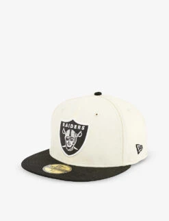 NEW ERA 59FIFTY Las Vegas Raiders Logo-embroidered Cotton Cap
