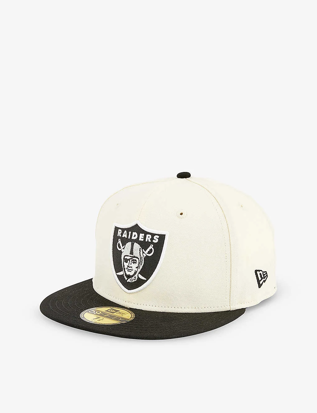 NEW ERA 59FIFTY Las Vegas Raiders Logo-embroidered Cotton Cap 3 NEW ERA 59FIFTY Las Vegas Raiders Logo-embroidered Cotton Cap