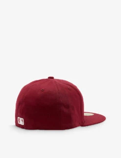 NEW ERA 59FIFTY Chicago White Sox Brand Embroidered Cotton-twill Cap -Baker Klein Shop R04194157 DARKRED ALT02