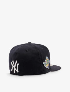 NEW ERA New York Yankees Embroidered Wool Cap -Baker Klein Shop R04194160 BLACK ALT02