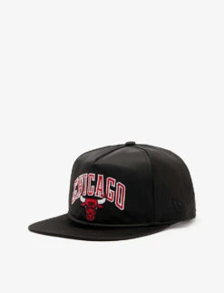 NEW ERA Retro Golfer Chicago Bulls Embroidered Stretch-satin Cap