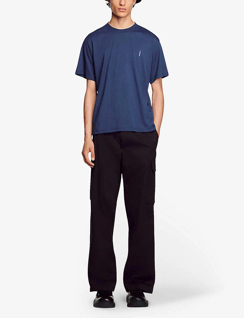 Sandro Oversized Logo-print Cotton T-shirt 4 Sandro Oversized Logo-print Cotton T-shirt - Image 2