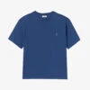 Sandro Oversized Logo-print Cotton T-shirt 1 Sandro Oversized Logo-print Cotton T-shirt -Baker Klein Shop R04194613 BLEUS M