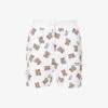 MOSCHINO Graphic-print Regular-fit Stretch-cotton Shorts