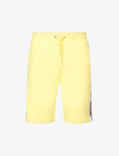 MOSCHINO Logo-tape Stretch-cotton Shorts