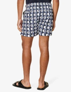 ORLEBAR BROWN Check-pattern Waist-adjuster Swim Shorts -Baker Klein Shop R04206143 DRNOOPENINGSCENE ALT03